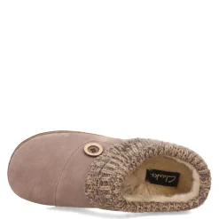 Women's Clarks, Knit Collar Slipper Clog
