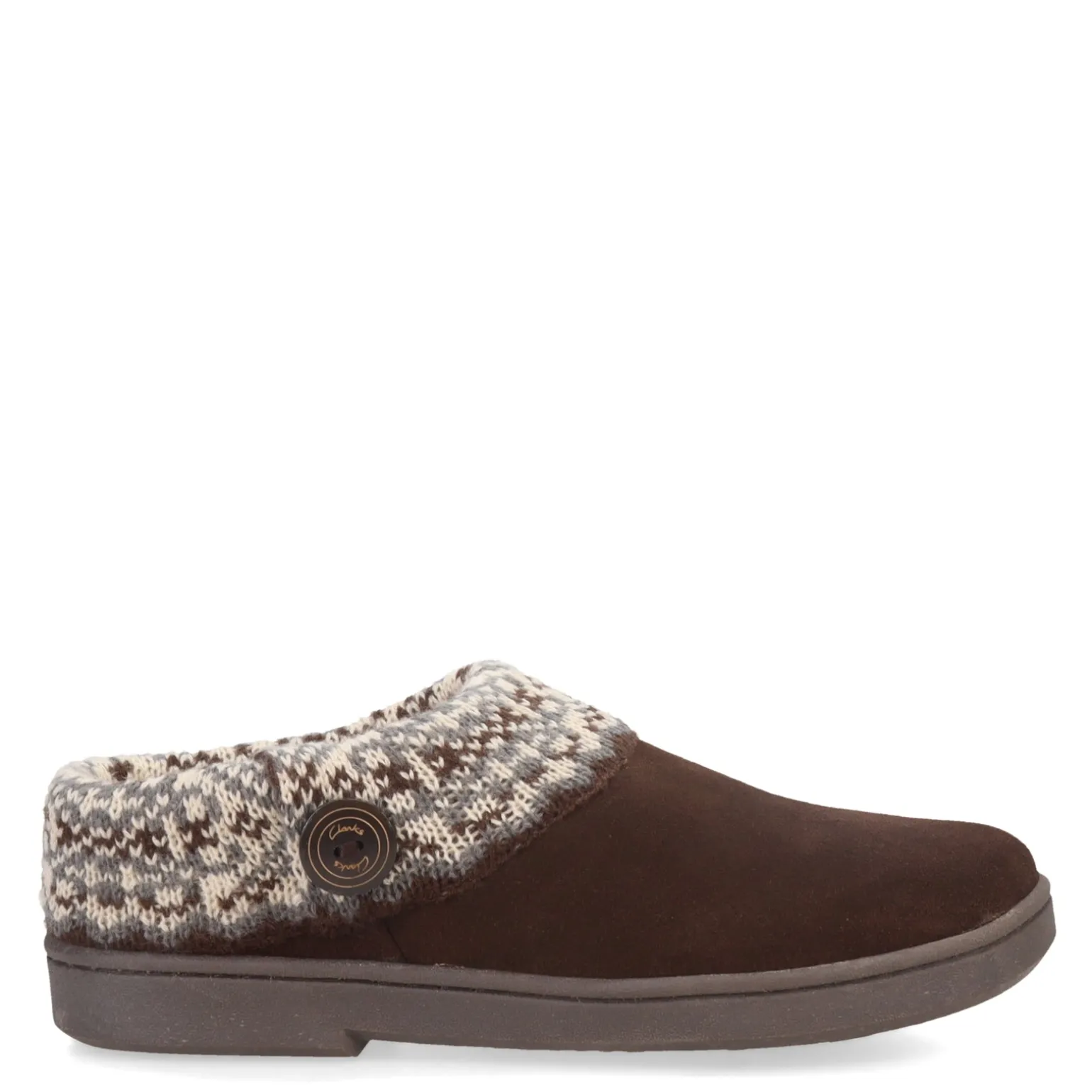 Women's Clarks, Knit Collar Slipper