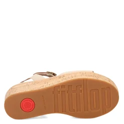 Women's FitFlop, Eloise Cork Wrap Strap Sandal