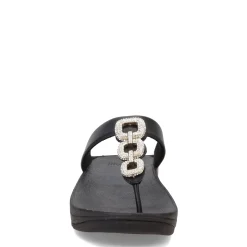 Women's FitFlop, Fino Crystal Chain Toe-Post Sandal