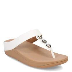 Women's FitFlop, Fino Mirror Dome Toe-Post Sandal