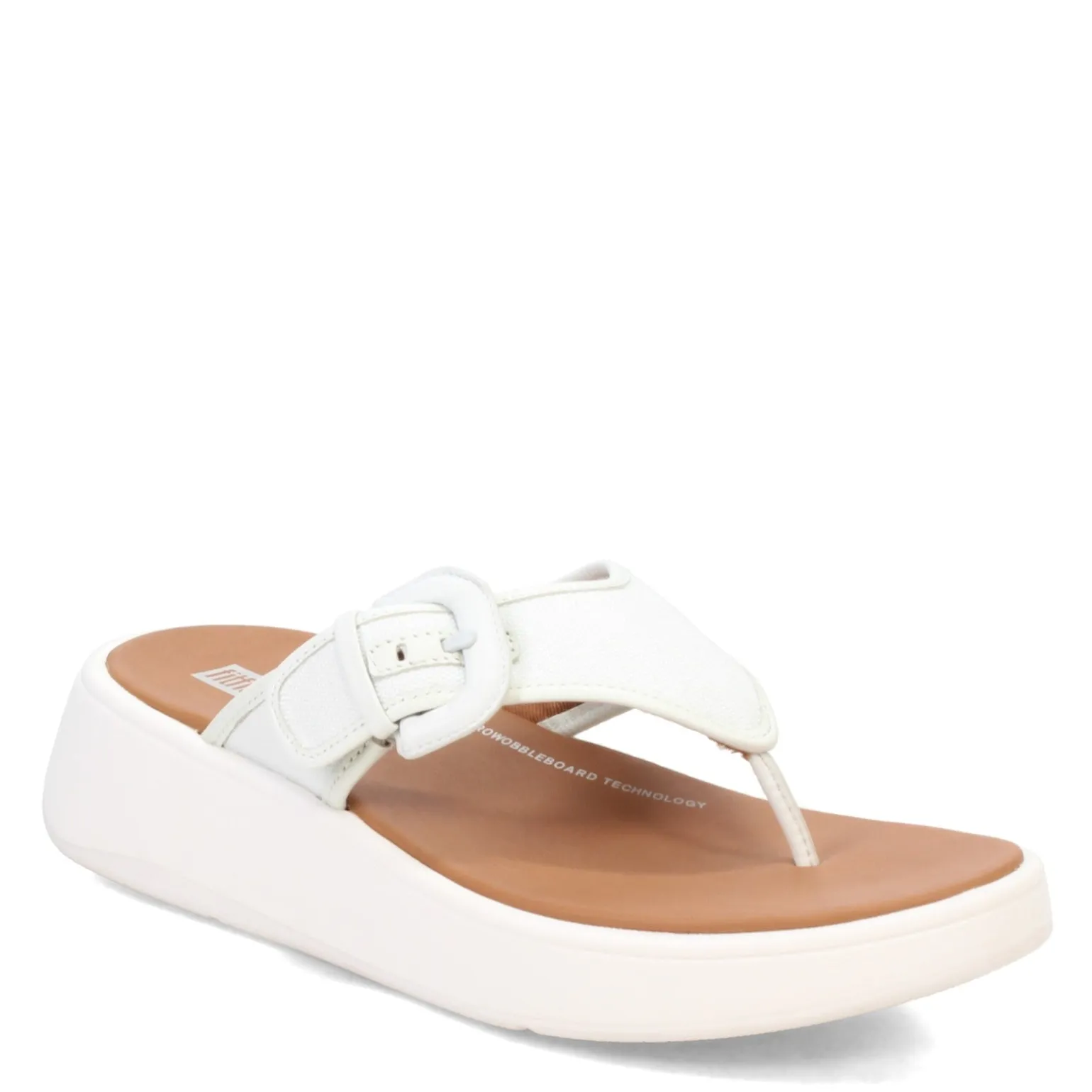 Women's FitFlop, F-Mode Canvas Flatform Thong Sandal