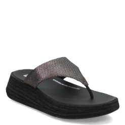 Women's FitFlop, F-Mode Espadrille Glitz Thong Sandal