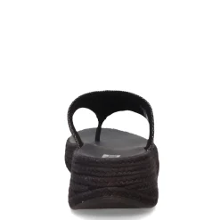 Women's FitFlop, F-Mode Espadrille Glitz Thong Sandal