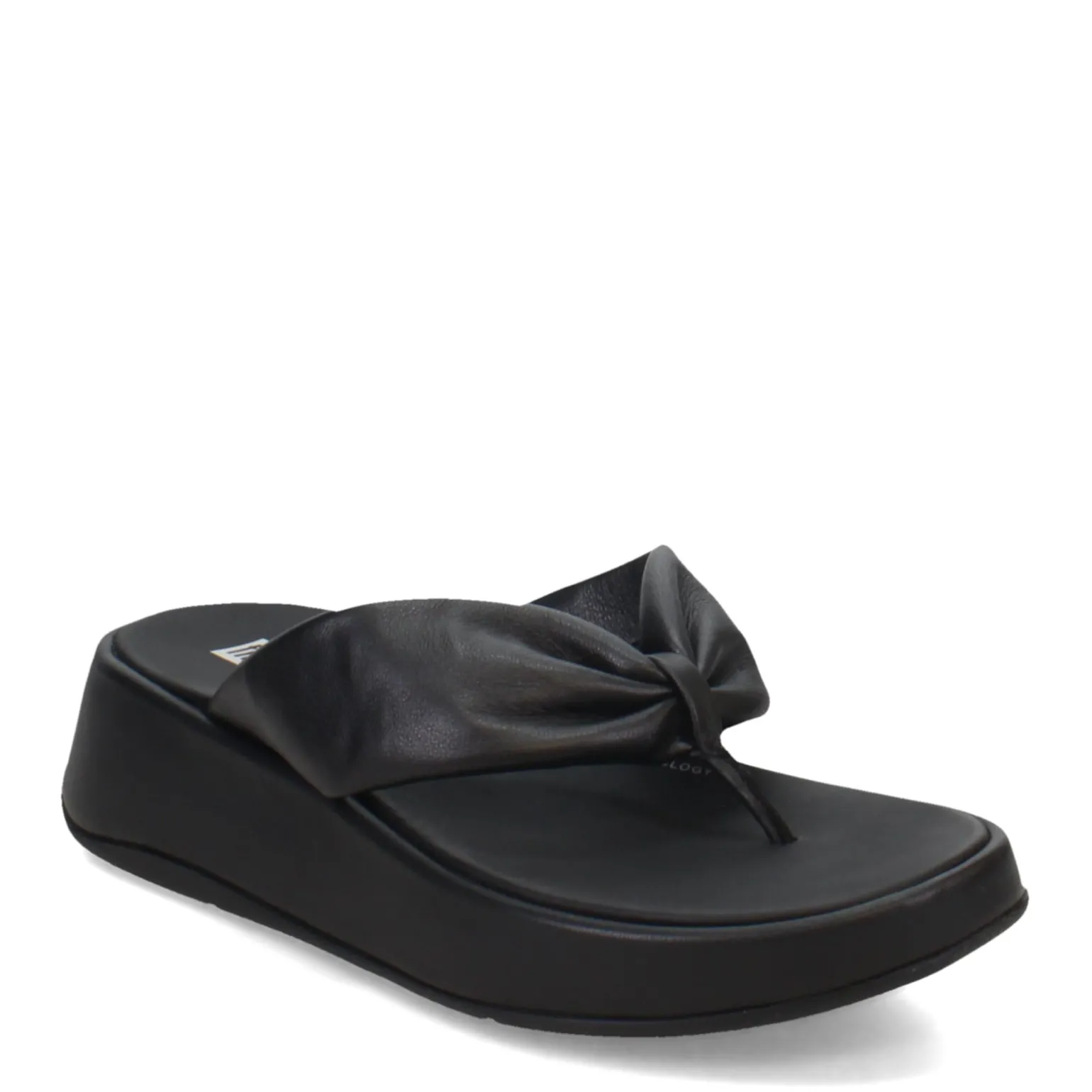 Women's FitFlop, F-Mode Leather-Twist Toe-Post Sandal