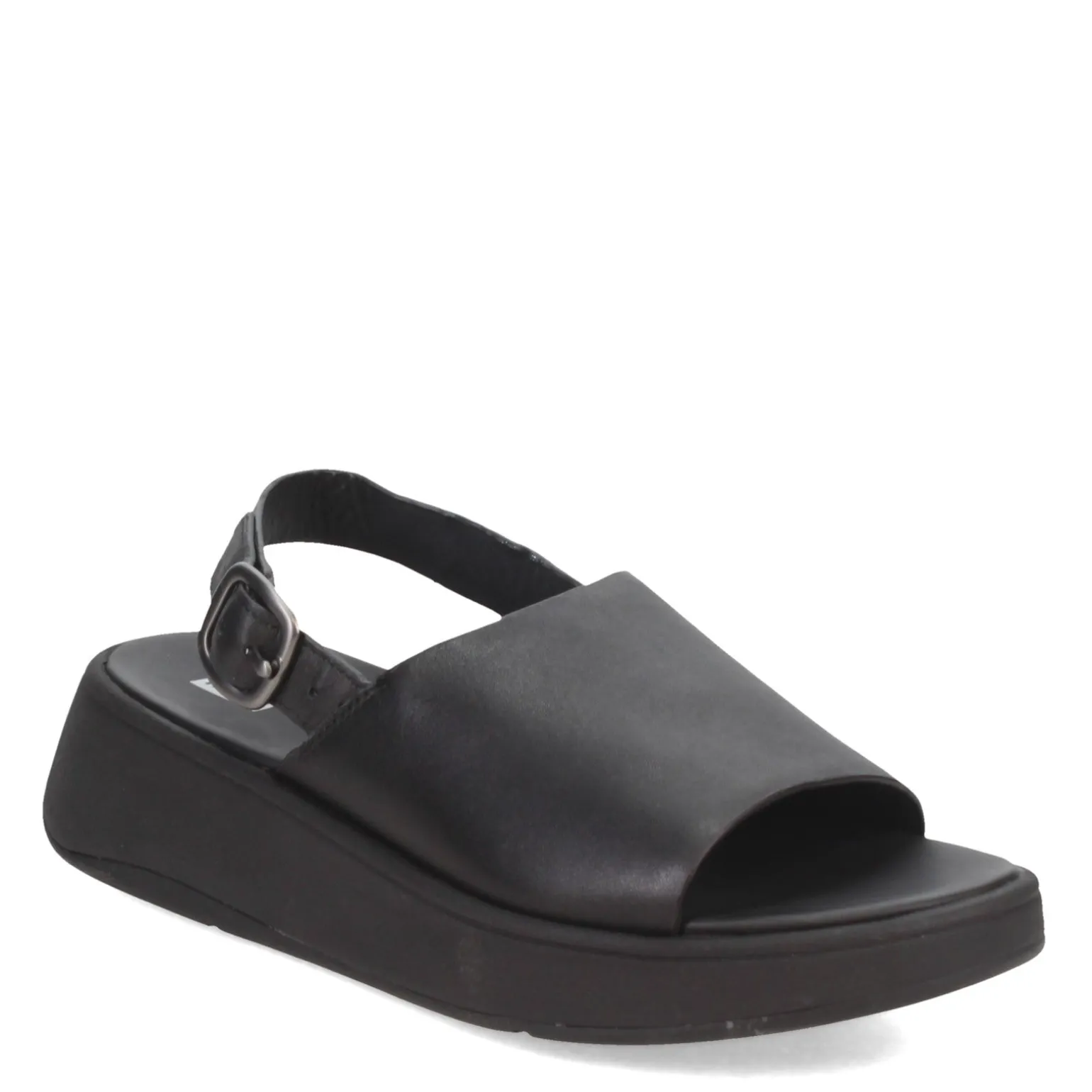 Women's FitFlop, F-Mode Leather Flatform Back-Strap Sandal