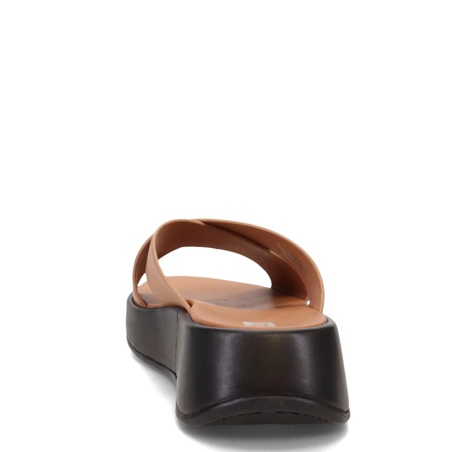 Women's FitFlop, F-Mode Luxe Leather Flatform Cross Slide