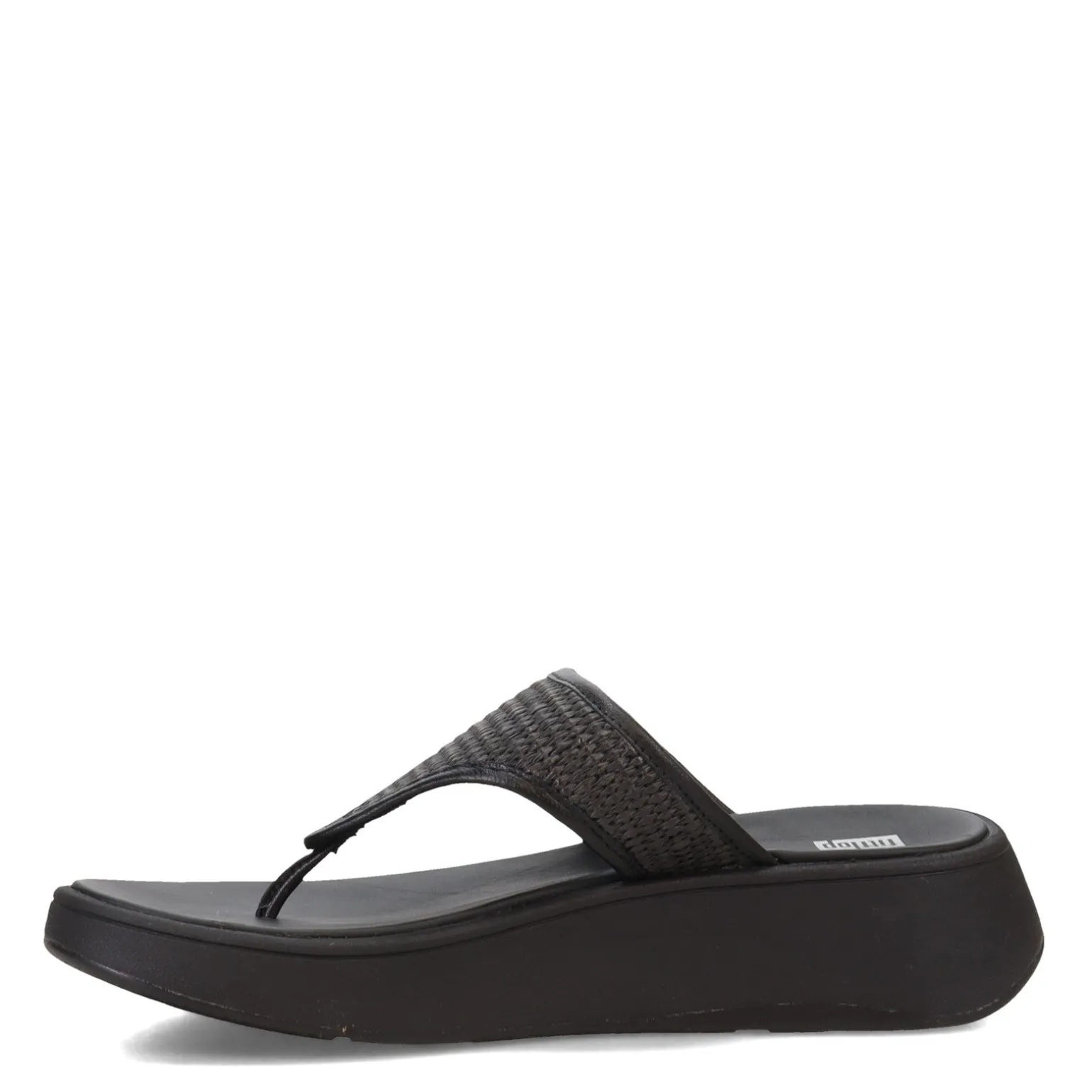 Women's FitFlop, F-Mode Woven Flatform Toe Post Sandal