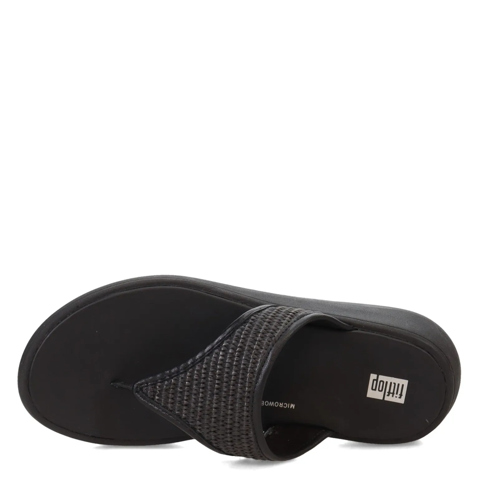 Women's FitFlop, F-Mode Woven Flatform Toe Post Sandal