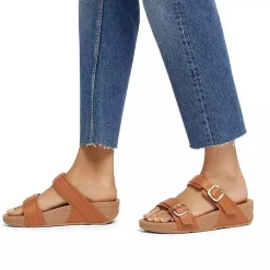 Women's FitFlop, Lulu Adjustable Buckle Slide Sandal