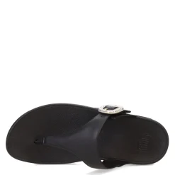 Women's FitFlop, Lulu Crystal Buckle Thong Sandal