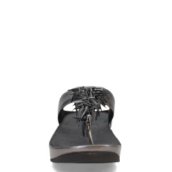 Women's FitFlop, Rumba Beaded Metallic Toe-Post Sandal