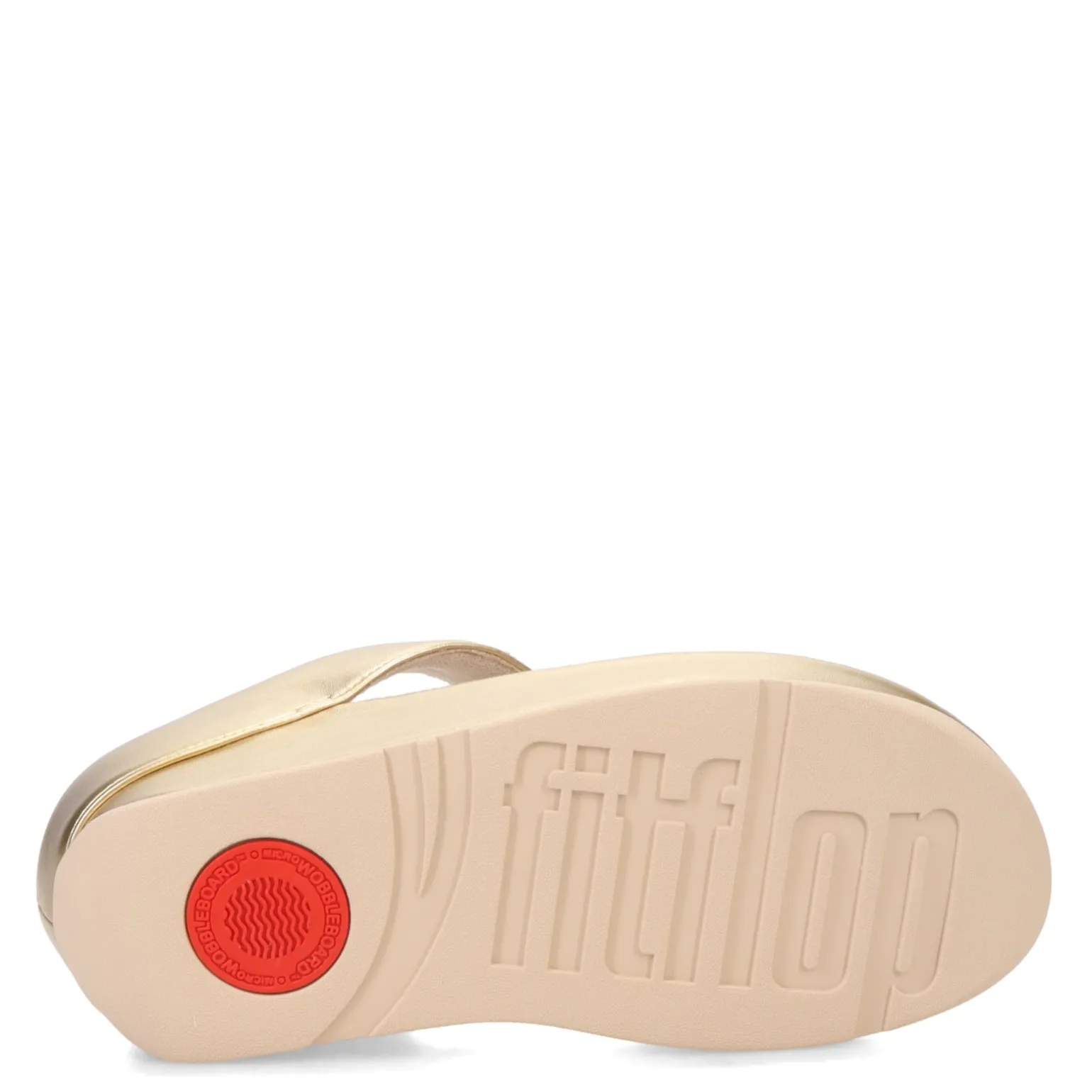 Women's FitFlop, Rumba Beaded Metallic Toe-Post Sandal