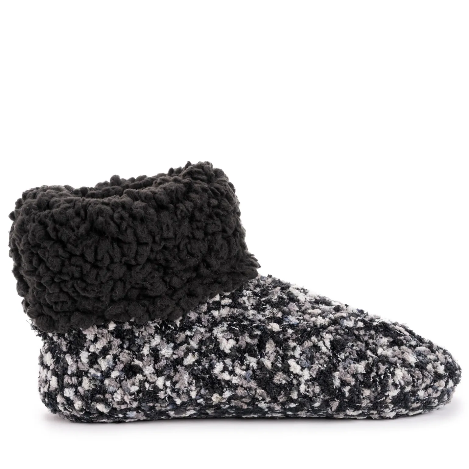 Women's Muk Luks, Popcorn Cuff Bootie Slipper