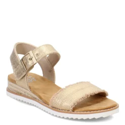 Women's Skechers, BOBS Desert Kiss - Gold Crush Sandal