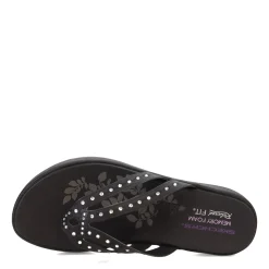 Women's Skechers, Upgrades Be Jeweled Thong Sandals