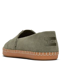 Women's Toms, Alpargata Vetiver Suede Leather Wrap Slip-On